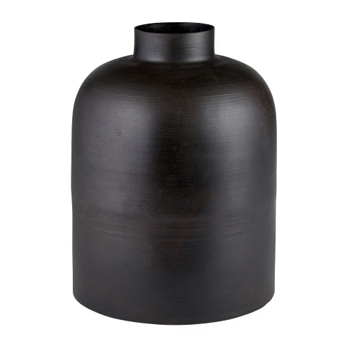 Black Metal Vase - Image 2