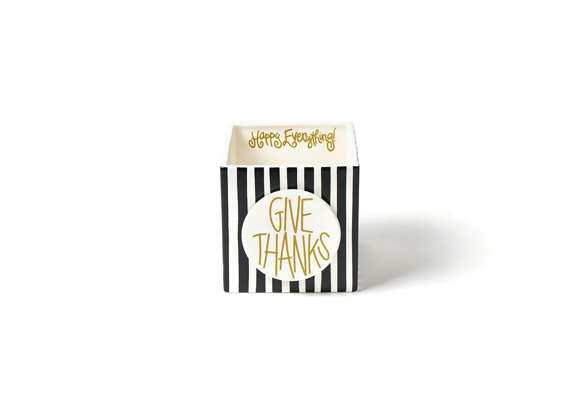 Black Stripe Mini Nesting Cube Medium - Image 4