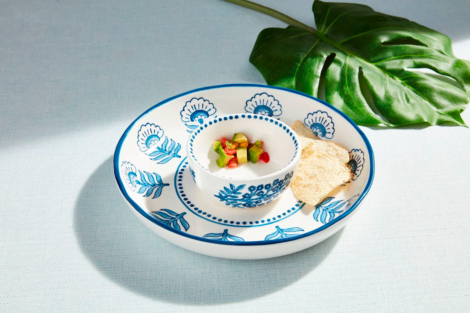 Block Print Chip & Dip Set - Image 2