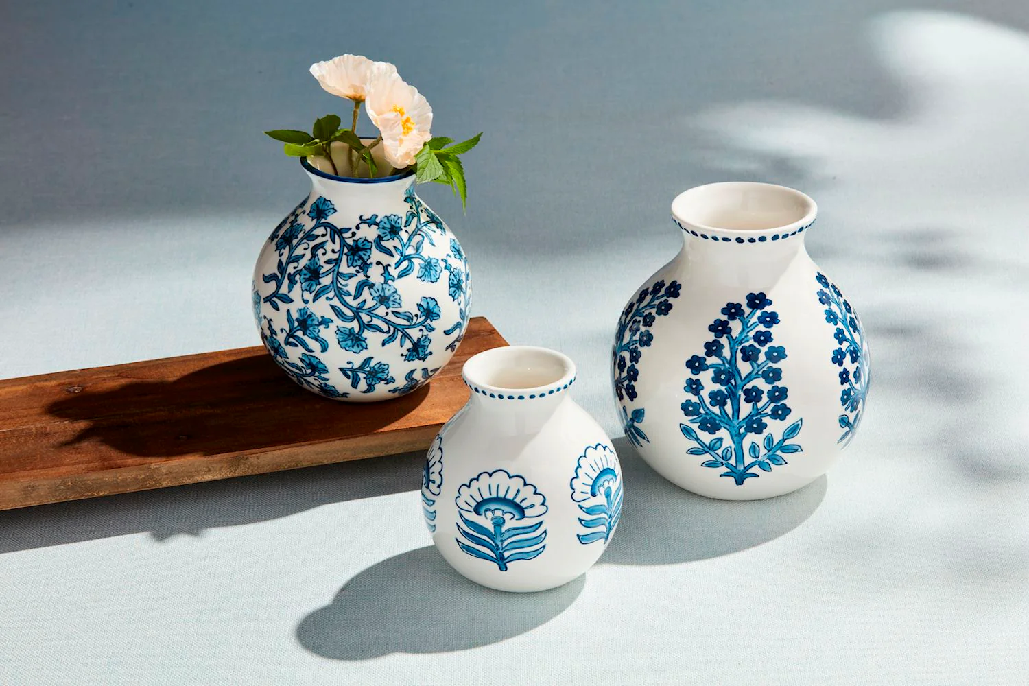 Block Print Flower Vase - Image 9