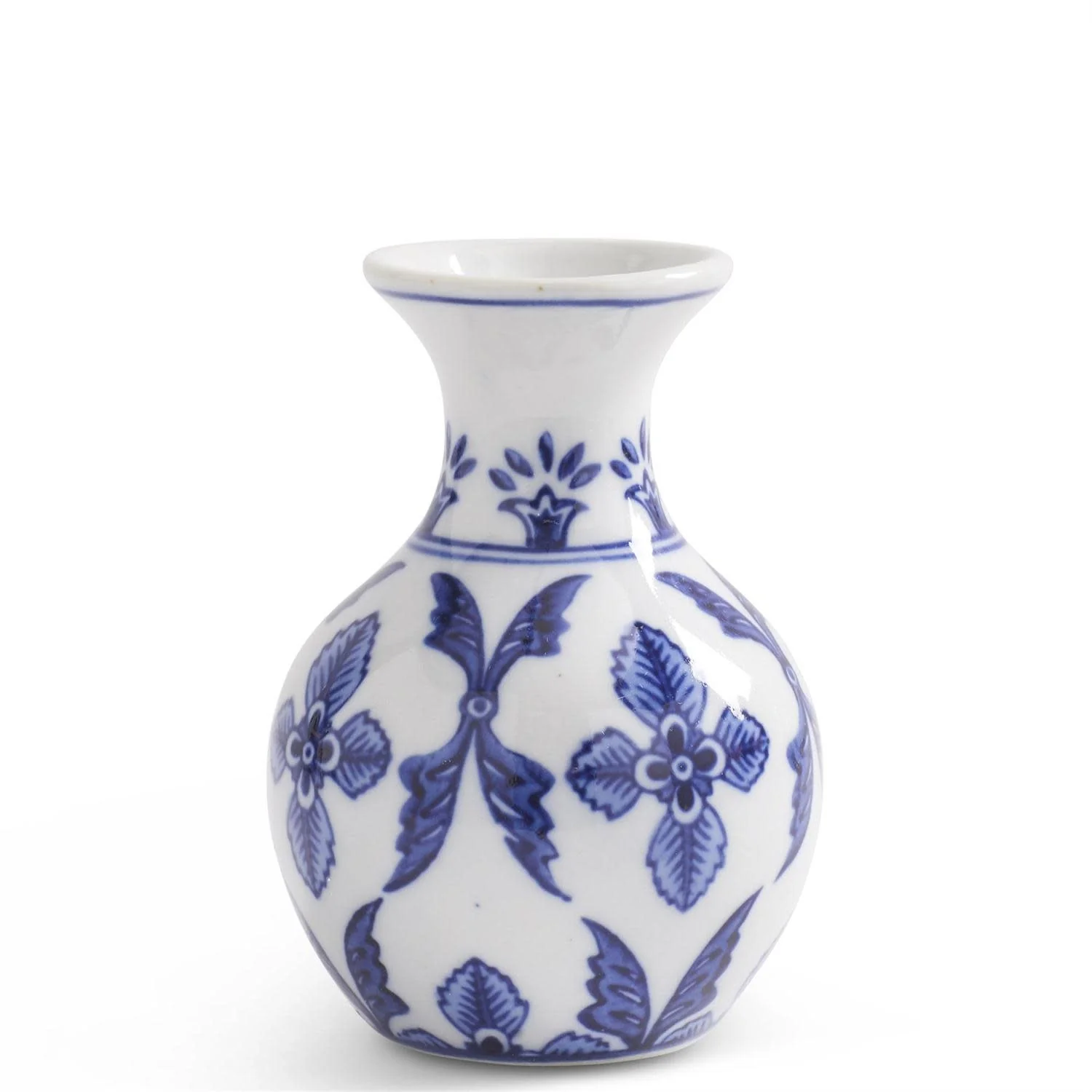 Blue and White Porcelain Bud Vase - Sold Individually - Image 3