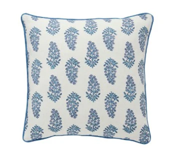 Blue Block Print Pillows - Image 3