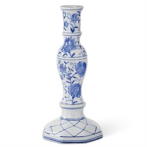 Blue & White Chinoiserie Taper Candleholders - Sold Individually - Image 4