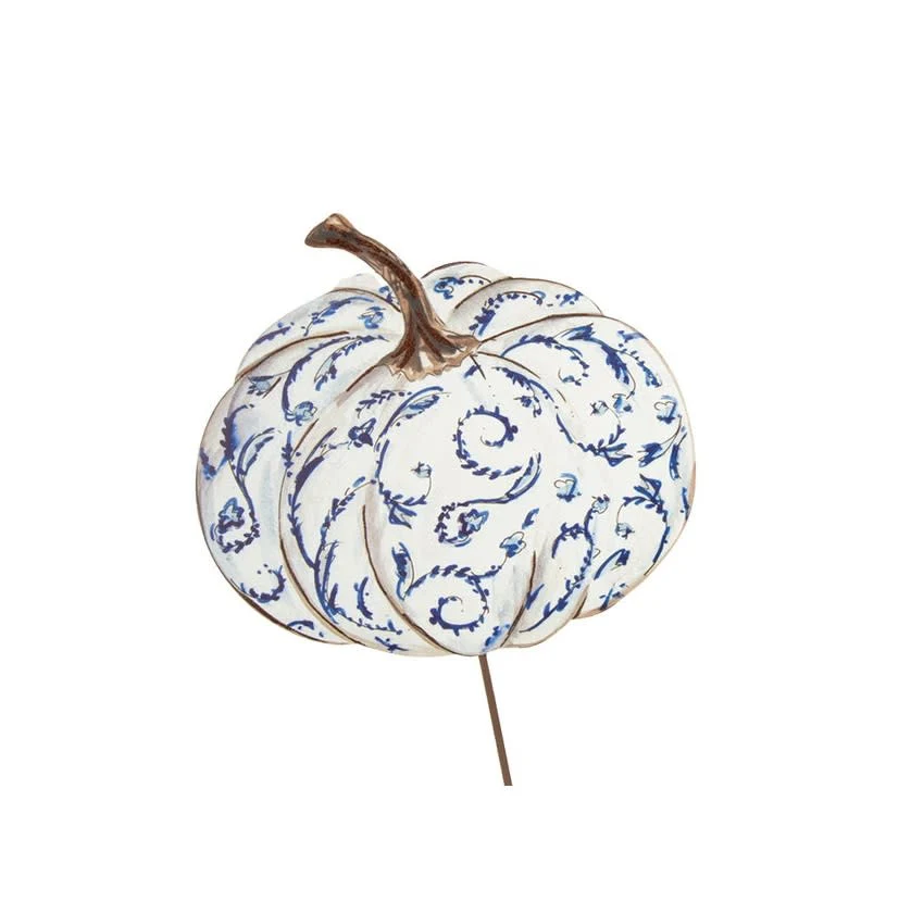 Blue & White Pumpkins - Sold Individually - Image 4