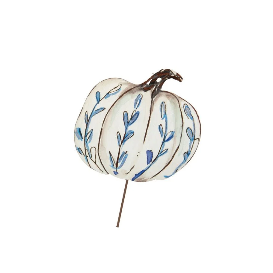 Blue & White Pumpkins - Sold Individually - Image 5