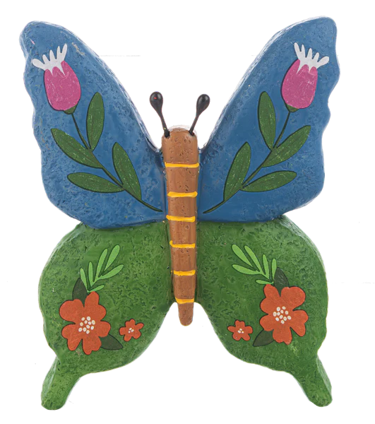 Botanical Butterfly Garden Art Rock - Image 3