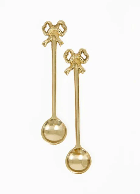 Bow Dip Spoons Set of 2