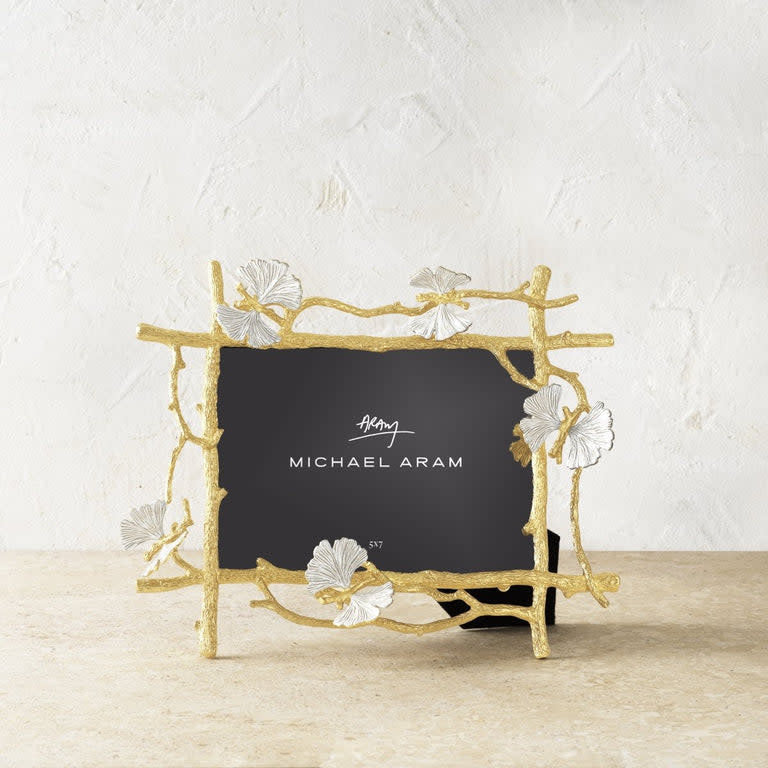 Butterfly Ginkgo Gold Frame - Image 3