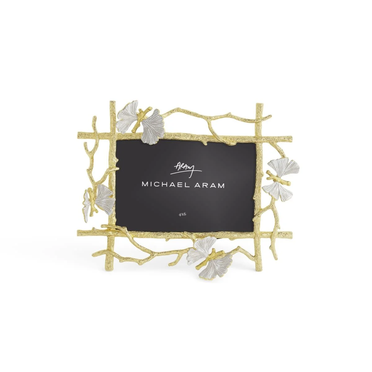 Butterfly Ginkgo Gold Frame - Image 4