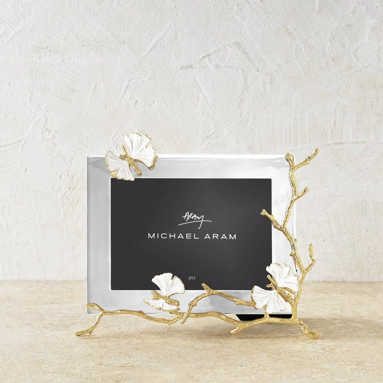 Butterfly Ginkgo Gold Reflective Frame - Image 3