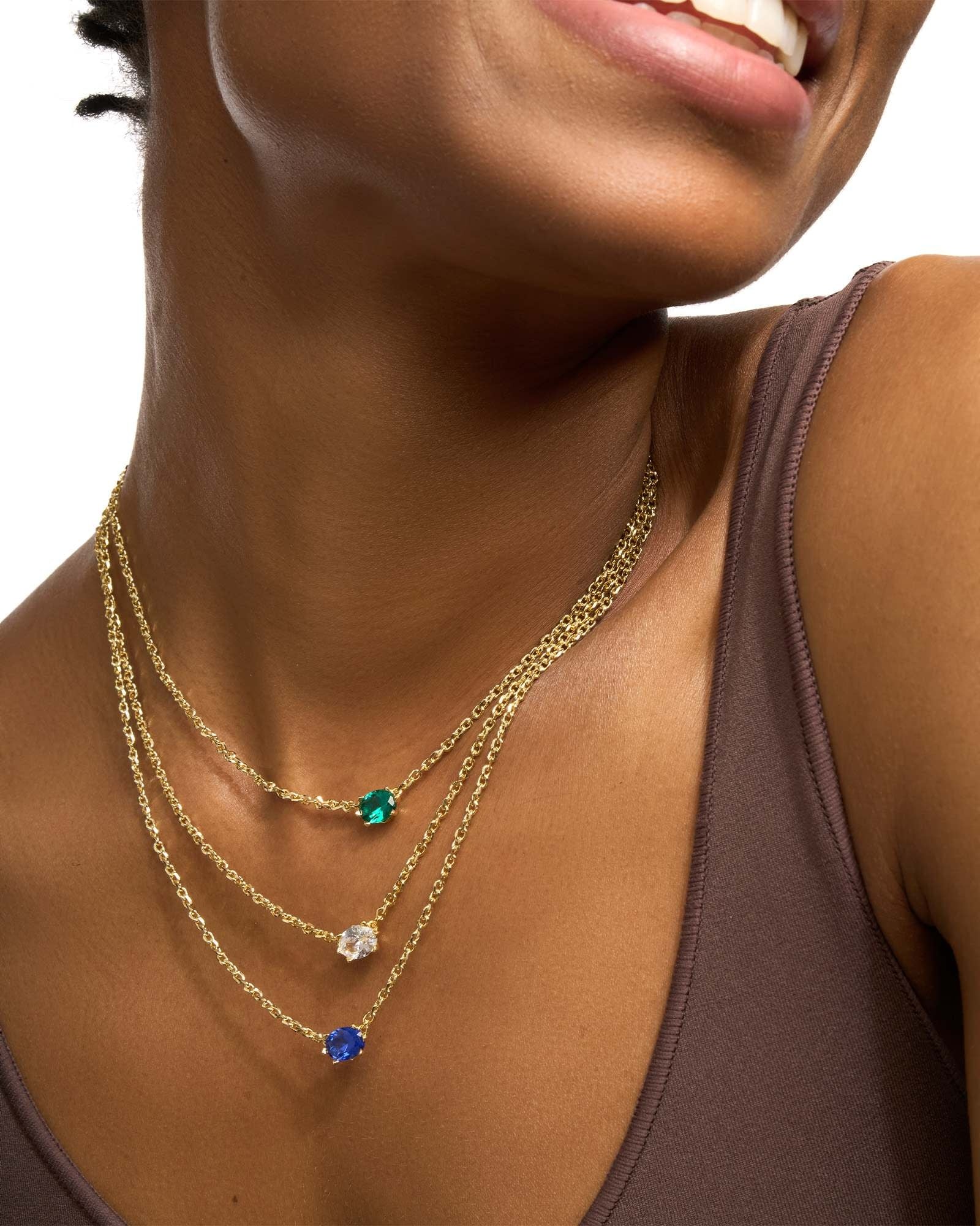 Cailin Crystal Pendant Necklace