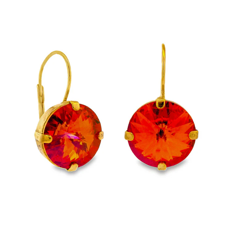 Caitlin Round Earrings - Image 7
