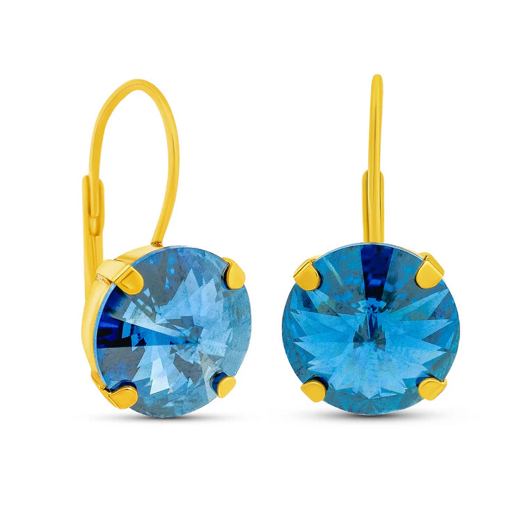 Caitlin Small Round Earrings in Candy Crush - Image 5