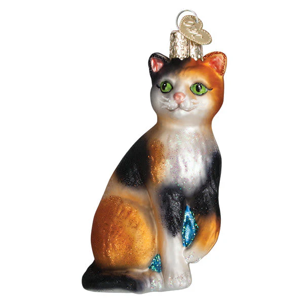 Calico Cat Ornament - Image 2