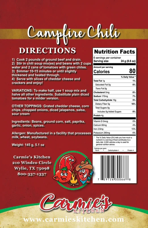 Campfire Chili Soup Mix - Image 4