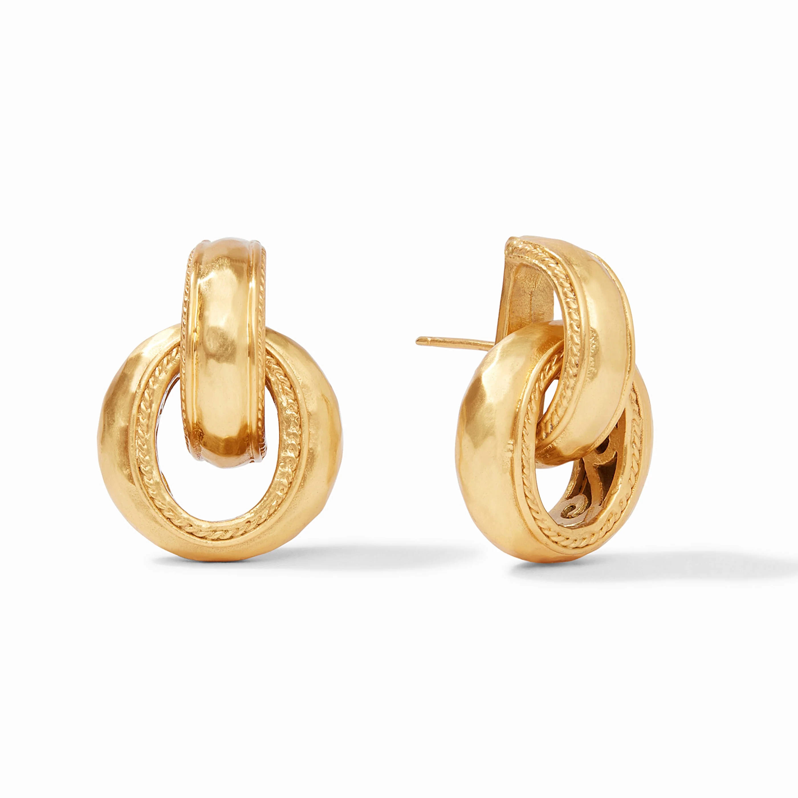 Cannes Doorknocker Earring Gold