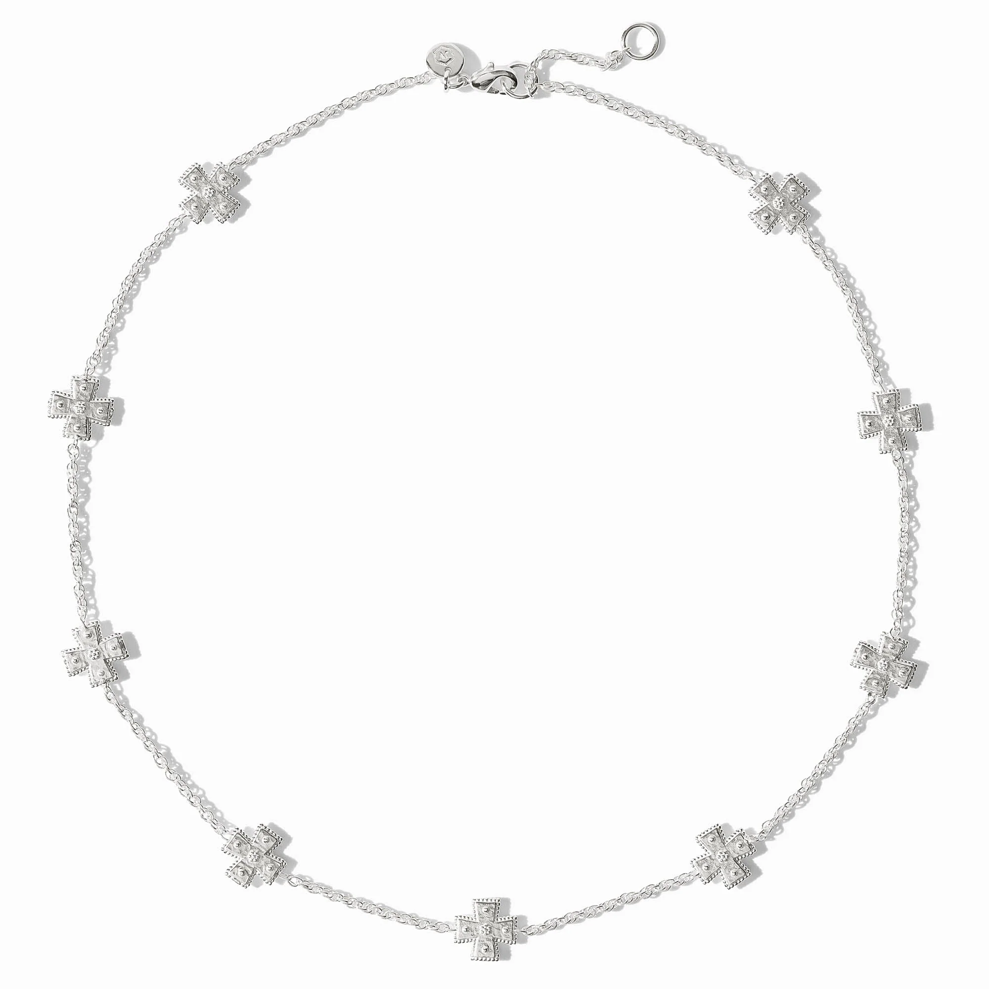 Canterbury Delicate Station Necklace Silver - Image 5