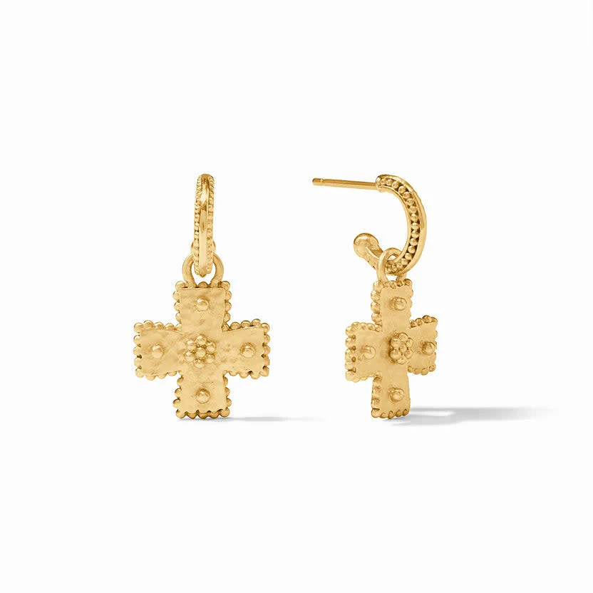 Canterbury Hoop & Charm Earring - Image 2
