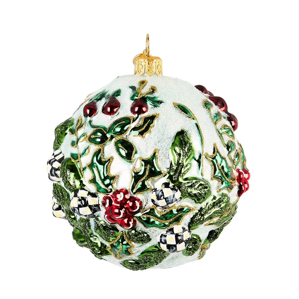 Cardinal Ball Glass Ornament - Image 4