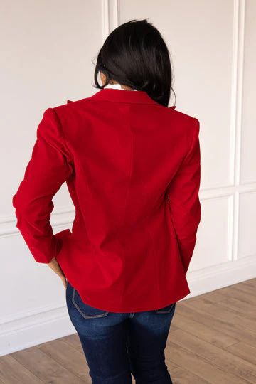 Caroline Velvet Blazer - Image 3