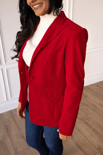Caroline Velvet Blazer - Image 6