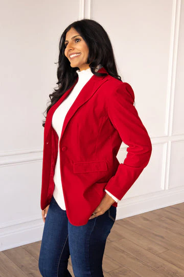 Caroline Velvet Blazer - Image 7