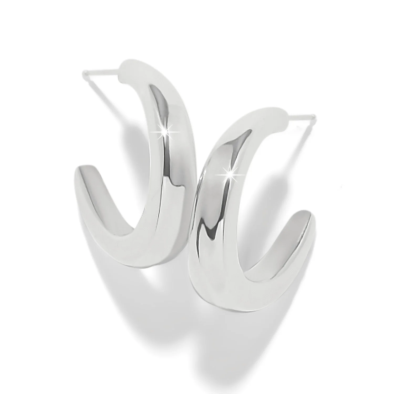 Cascade Rio Hoop Silver Earrings