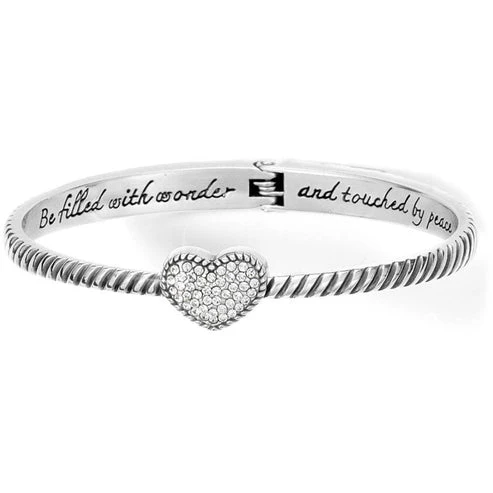 Celestia Heart Hinge Bangle - Image 5