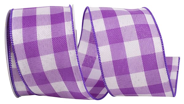 Celine Plaid Twill Wired Edge, 2-1/2 Inch, 10 Yards - Image 2