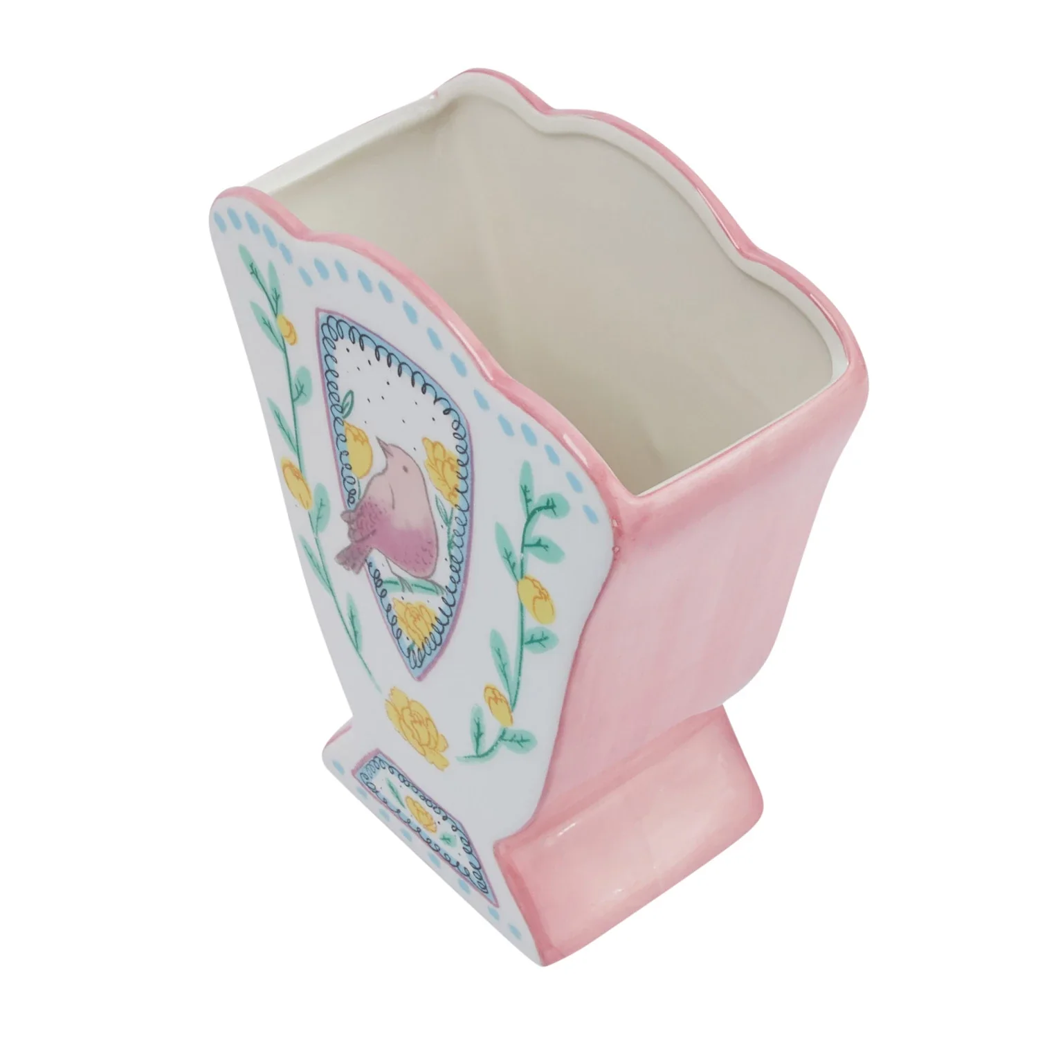Ceramic Fan Shaped Vase - Image 3