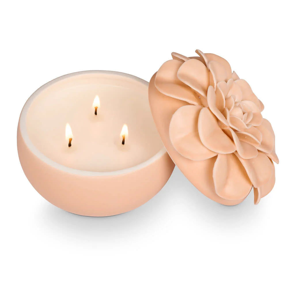 Ceramic Flower Candle - Image 12