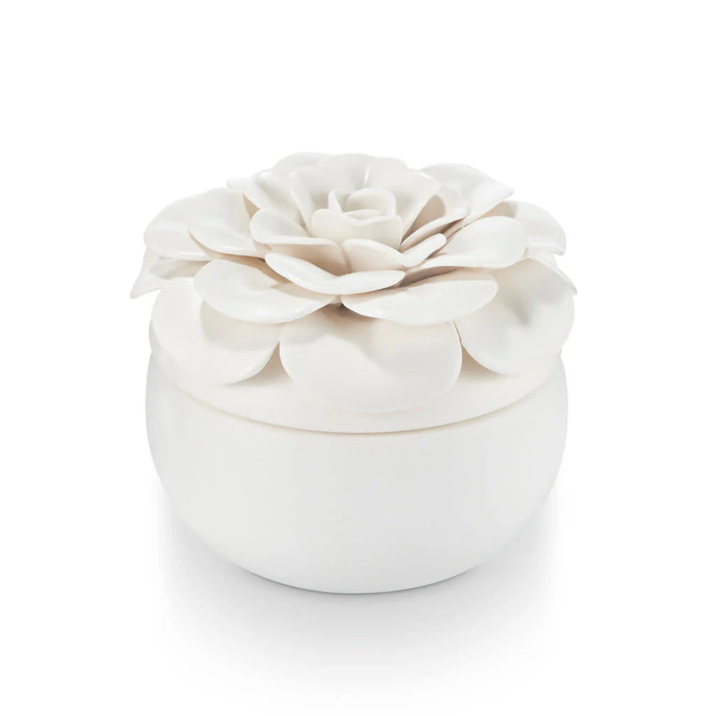 Ceramic Flower Candle - Image 2