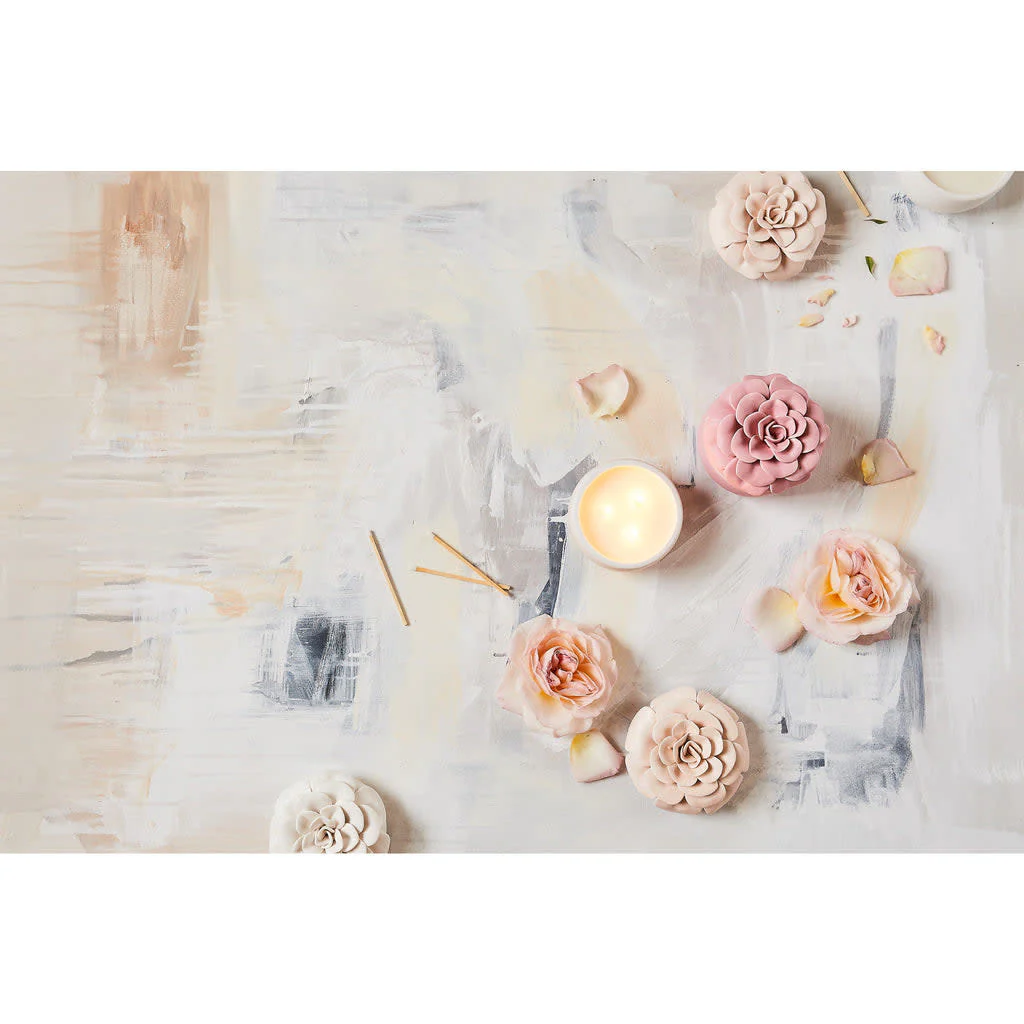 Ceramic Flower Candle - Image 5