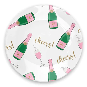 Champagne Glass Round Trinket Tray - Image 3