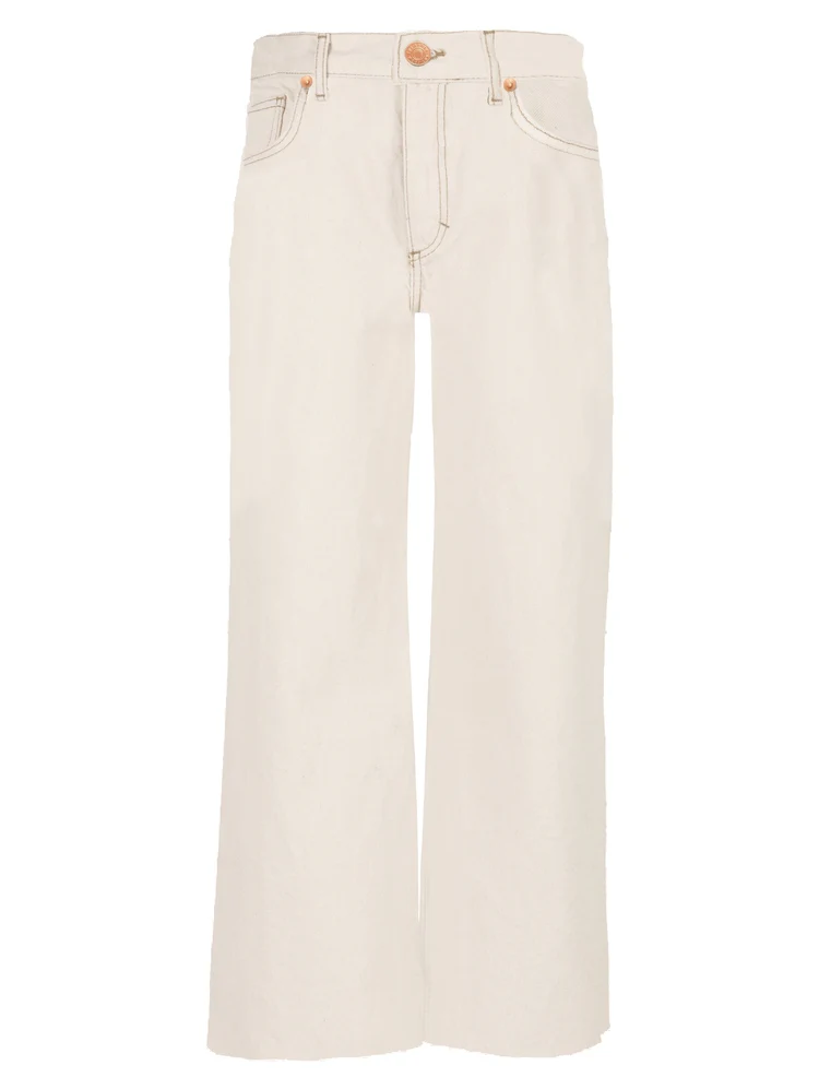 Charlotte High Rise Wide Leg With Raw Hem - Image 9