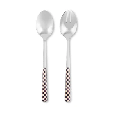 Check Bistro Salad Serving Set - Image 2
