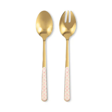 Check Bistro Salad Serving Set - Image 4