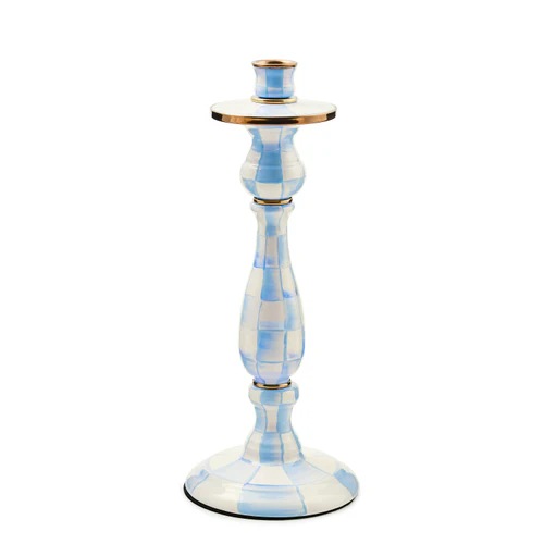 Mackenzie Childs Check Candlestick - Image 3