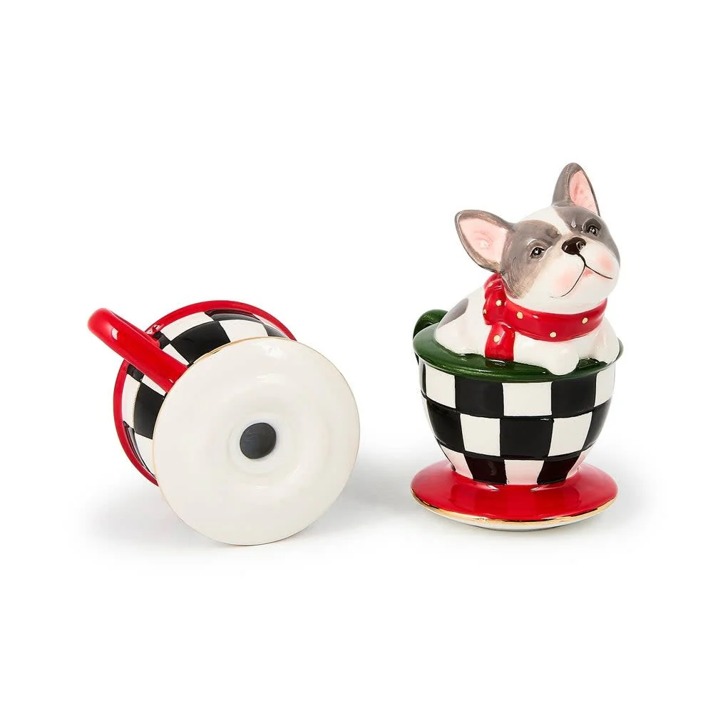 Check It Out French Bulldog Salt & Pepper Set - Image 3