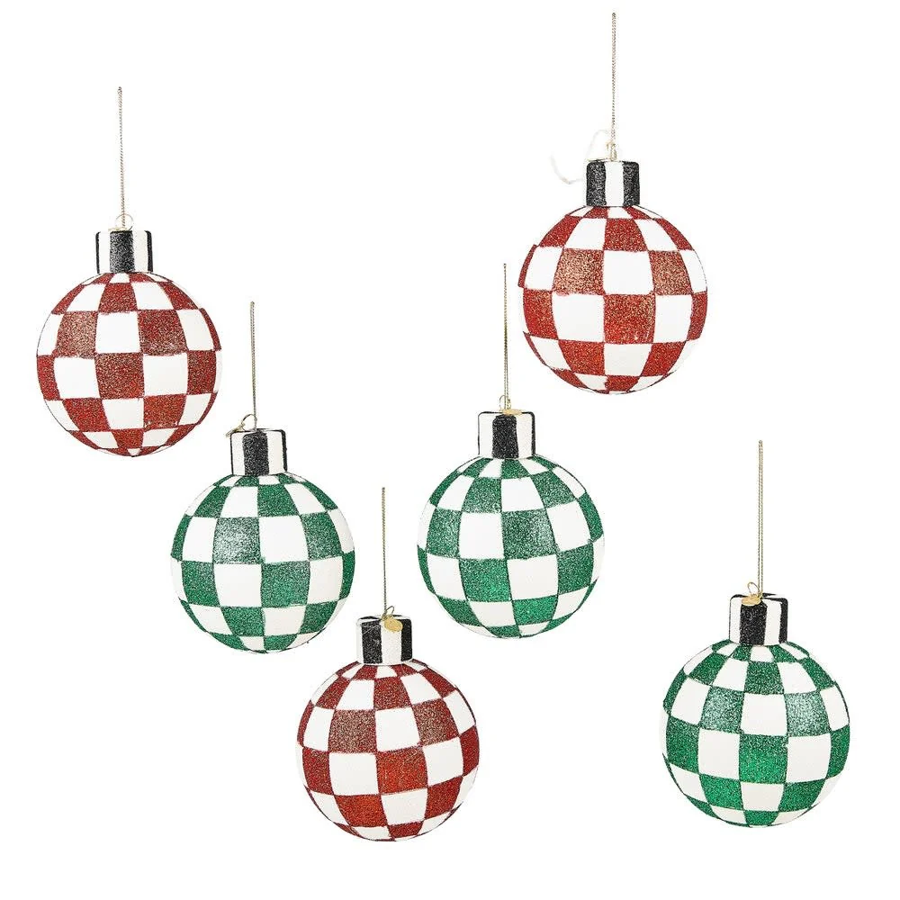 Check It Out Glass Ball Ornament - Sold Individually