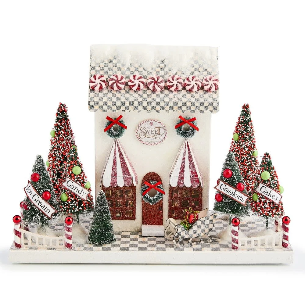 Check It Out Illuminated Sweet Shop Paper House