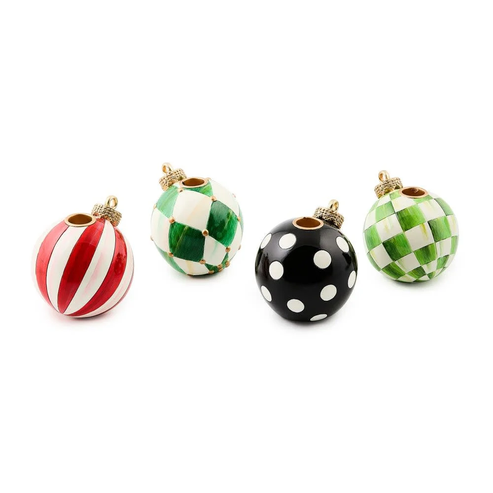 Check It Out Ornament Candle Holder - Sold Individually