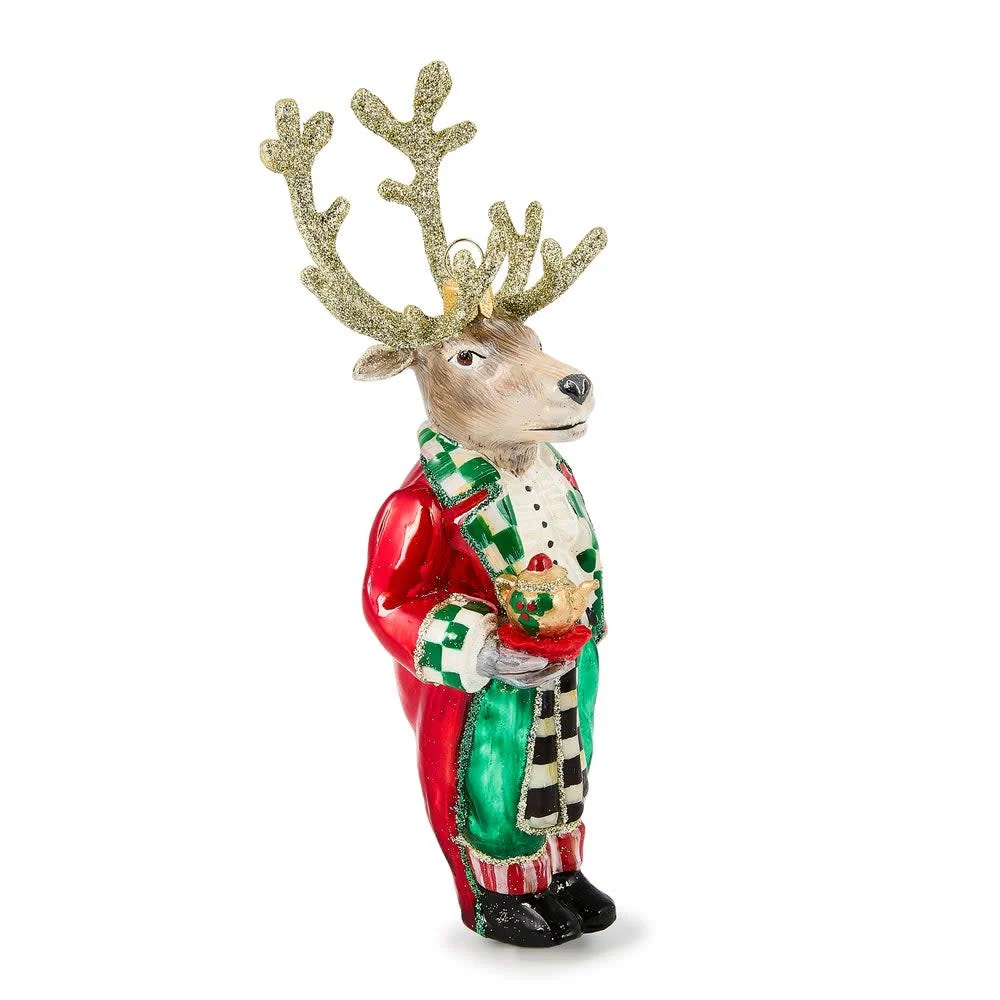 Check It Out Reindeer Butler Ornament - Image 4