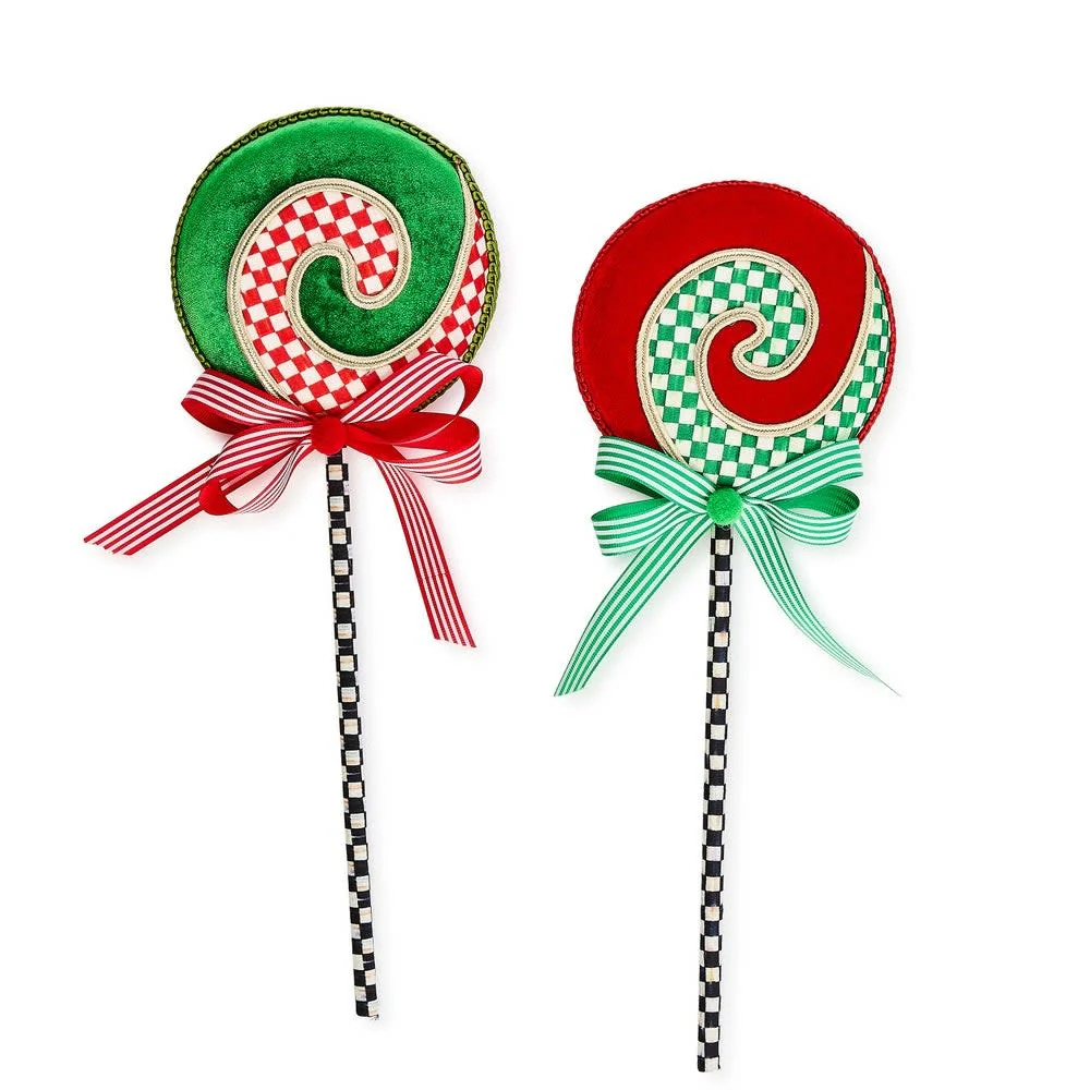 Check It Out Small Fabric Lollipop Pick - Sold Individually