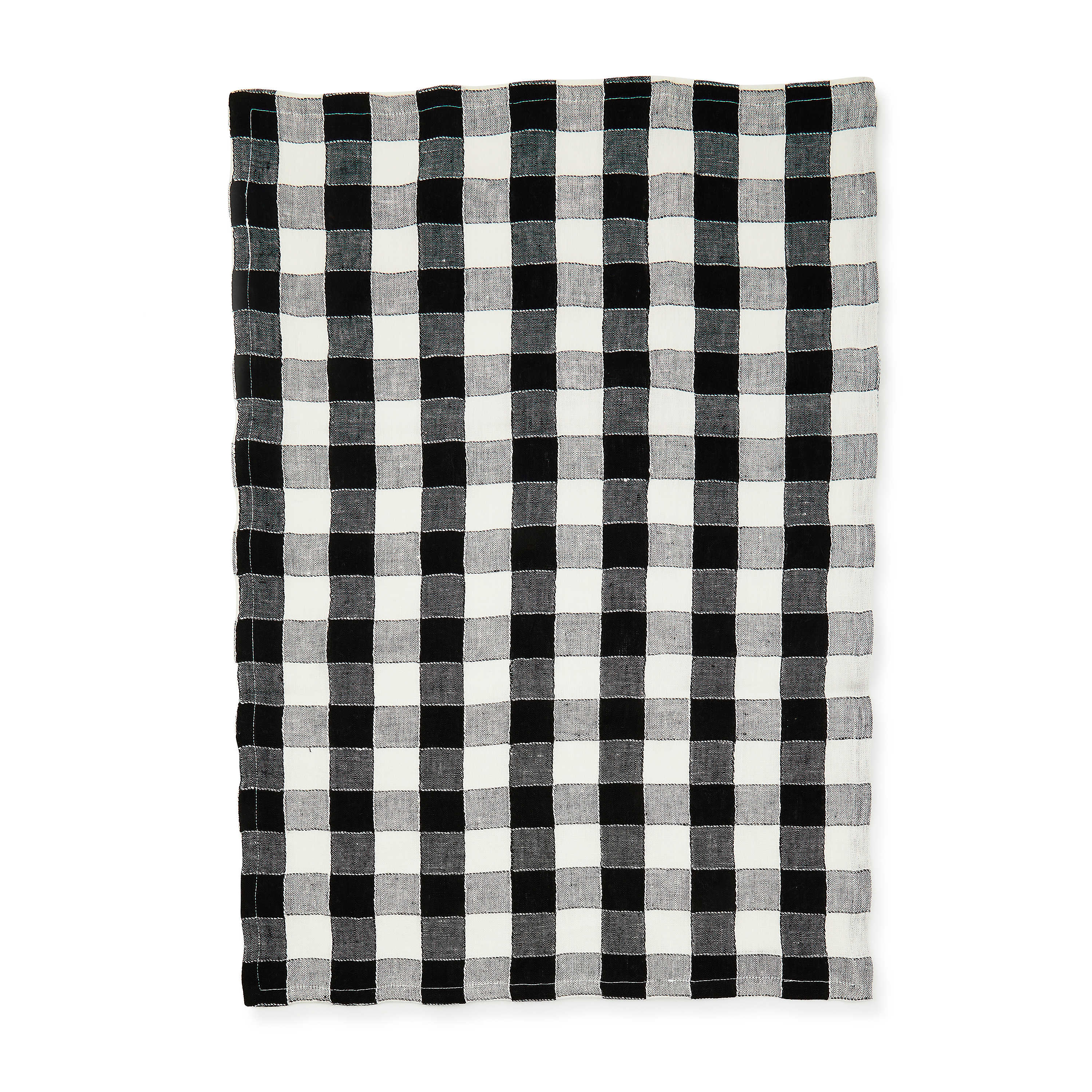 Check Linen Dish Towel - Image 10