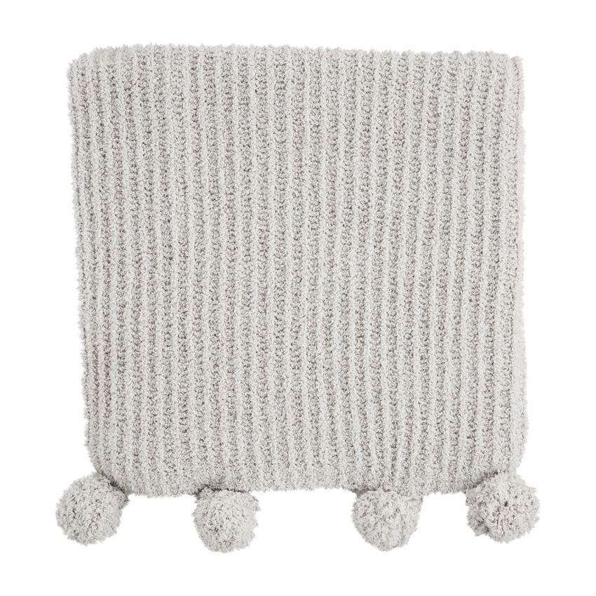 Chenille Pom Blanket - Image 2