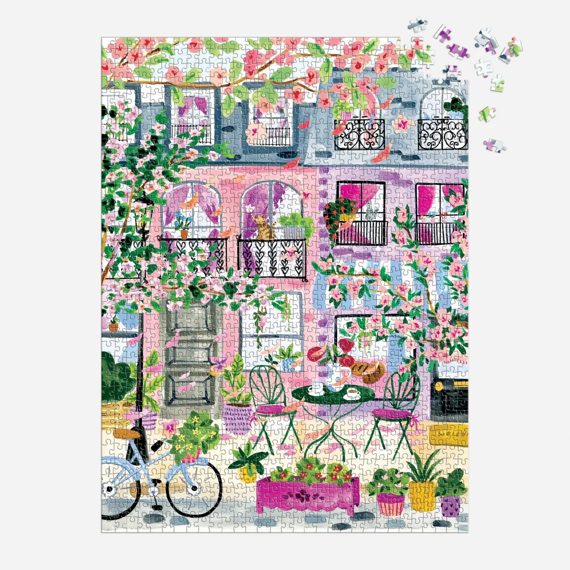 Cherry Lane Blossoms 1000 Piece Puzzle - Image 4