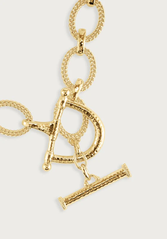 Cheval Braided Chain Lariat Necklace - Image 4