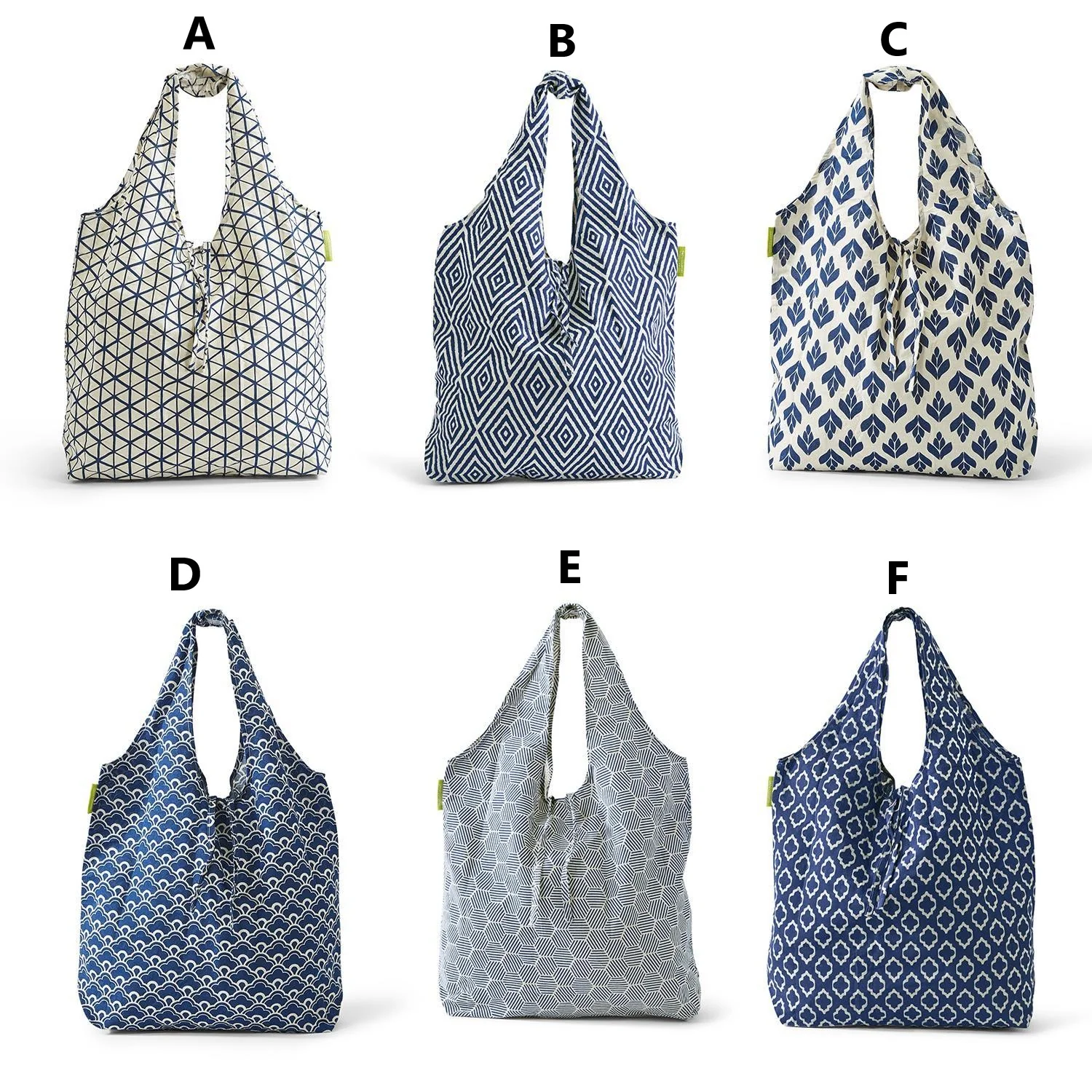 Chinoiserie Blue and White Reusable Market Bag - Image 2