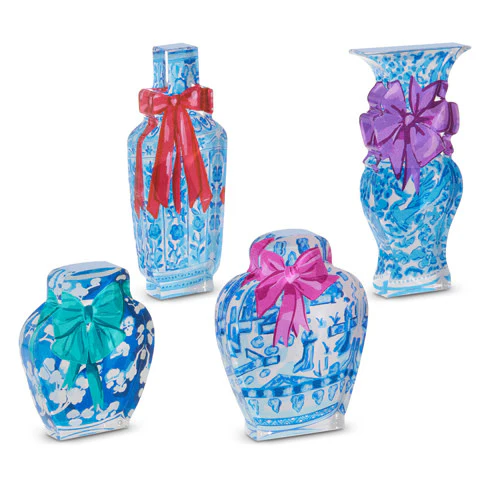 Chinoiserie Melody Acrylic Blocks - Sold Individually